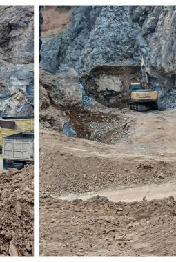 Tidak Di Temukan Papan Izin Usaha Pertambangan (IUP) Maupun Dokumen Sah Di lokasi Galian  Batu Gunung Milik H.leman Ibrahim.