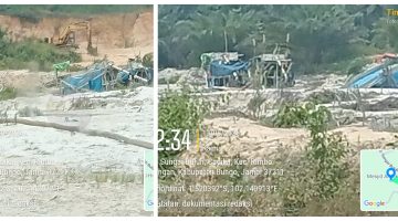 Aktivitas PETI Terbuka di Jalan Sungai Buluh Candika, Rimbo Tengah: Instansi Diduga Tutup Mata, Beroperasi Dekat Masjid