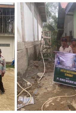 Warga Dusun Senamat Apresiasi PT BMA Atas Pembangunan Sumur Air Bersih